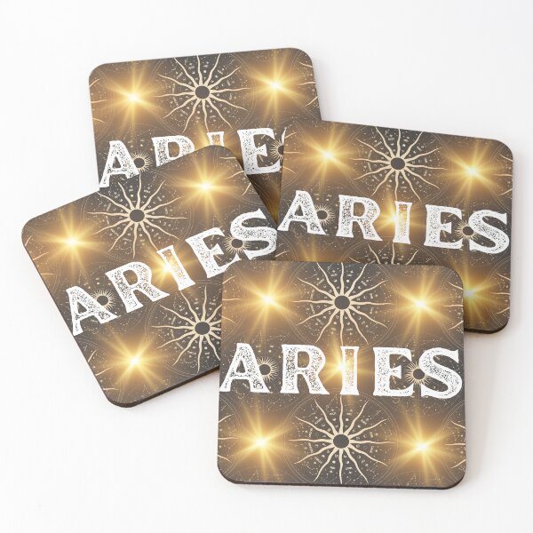 Item preview, Cosmic Golden Shine Aries designed and sold by MysticZodiac.
