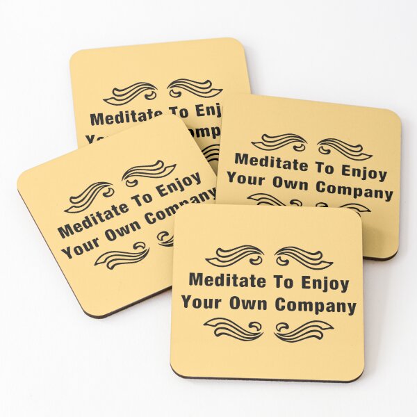 Item preview, Meditate To Enjoy Your Own Company designed and sold by PrithviApparels.