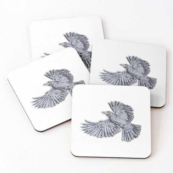 Item preview, Blackbird in flight designed and sold by whatnick.