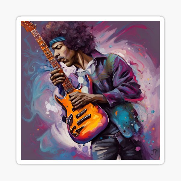 Artikel-Vorschau von Jimi Hendrix – Die Gitarre neu erfinden #2, designt und verkauft von Psychedelic Shack.