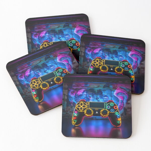 Item preview, Abstract Neon Art PS4 Controller  designed and sold by ARTficiallyAnon.