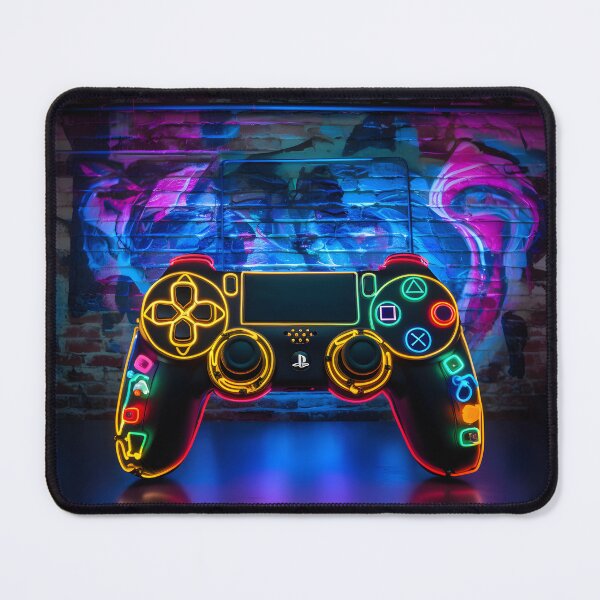 Item preview, Abstract Neon Art PS4 Controller designed and sold by ARTficiallyAnon.