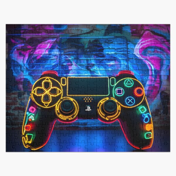Item preview, Abstract Neon Art PS4 Controller  designed and sold by ARTficiallyAnon.