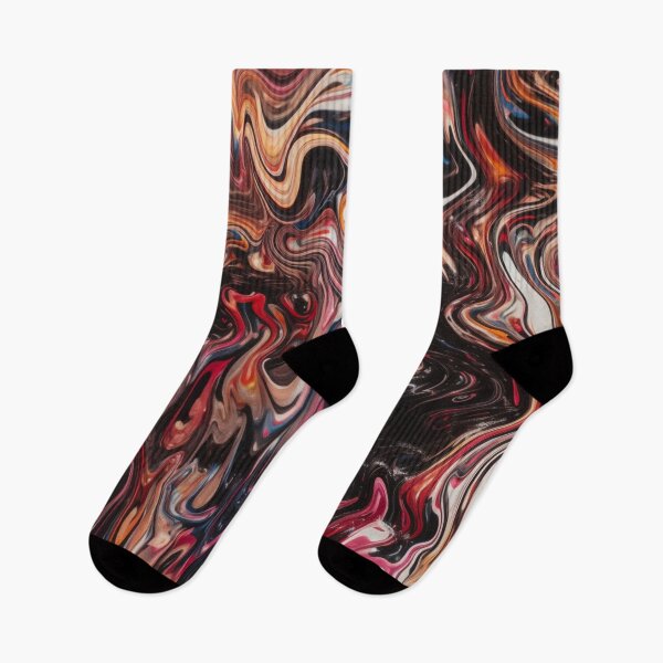 Item preview, "The Dance of Colors: Fluid Abstractions in Dark Palette Chiaroscuro" designed and sold by WhiteWolfe0127.