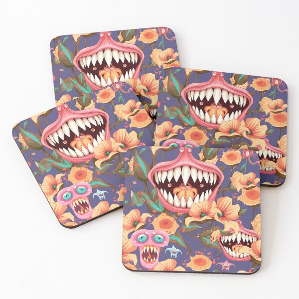 Item preview, Monsters with teeth. Predatory flowers. Plants designed and sold by Anastasiia Yurevych.