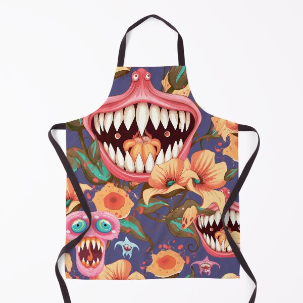 Item preview, Monsters with teeth. Predatory flowers. Plants designed and sold by Anastasiia Yurevych.