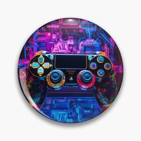 Item preview, Abstract Neon Art PS4 Controller  designed and sold by ARTficiallyAnon.