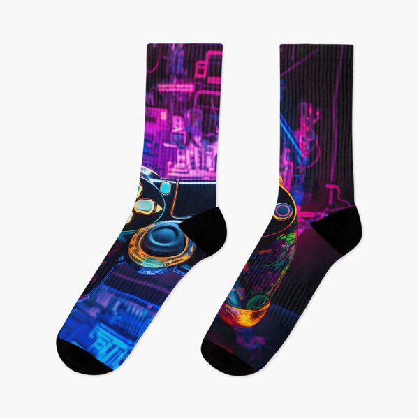Artikelvorschau, Abstrakter Neon-Art-PS4-Controller entworfen und verkauft von ARTficiallyAnon.