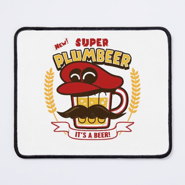 Item preview, Super Plumbeer Funny Cute Retro Gaming Drinking Beer designed and sold by AndreaFashionA.