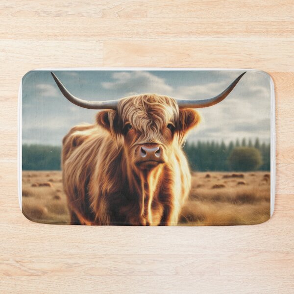 Item preview, Highland Cow Painting  designed and sold by AllOfUsOrNone.