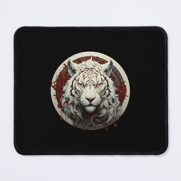 Artikelvorschau, White Tiger Elegance: Kunstfertigkeit in Alabaster entworfen und verkauft von hamishby.