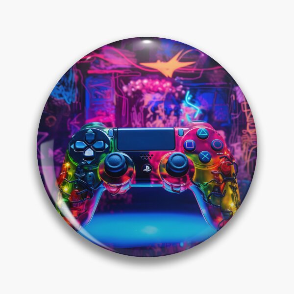 Item preview, Abstract Neon Art PS4 Controller  designed and sold by ARTficiallyAnon.