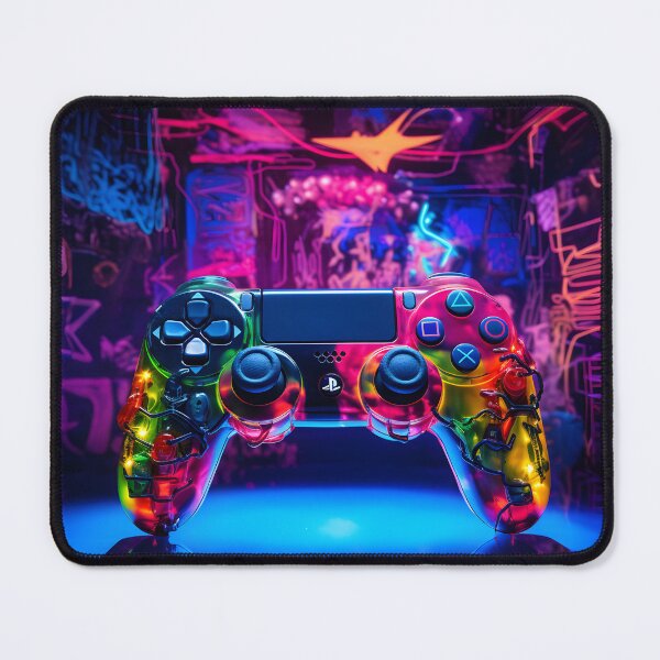 Item preview, Abstract Neon Art PS4 Controller designed and sold by ARTficiallyAnon.