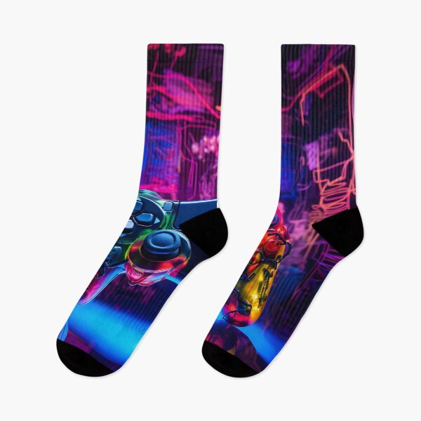 Artikelvorschau, Abstrakter Neon-Art-PS4-Controller entworfen und verkauft von ARTficiallyAnon.