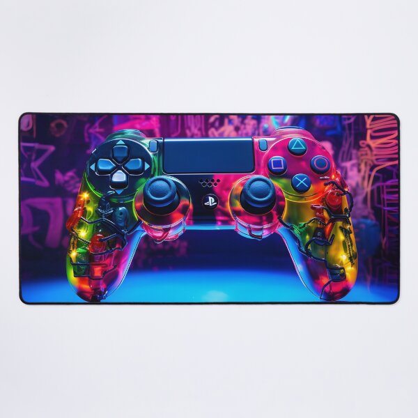 Item preview, Abstract Neon Art PS4 Controller designed and sold by ARTficiallyAnon.