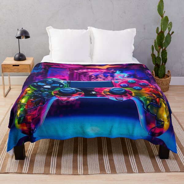 Item preview, Abstract Neon Art PS4 Controller  designed and sold by ARTficiallyAnon.