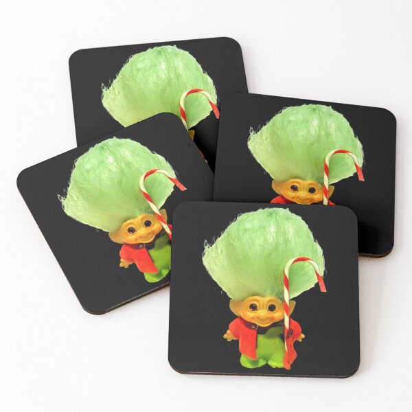 Item preview, Candy Cane 60s Troll Doll Christmas WHITE designed and sold by Keyr-aCallihan.