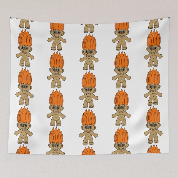 Item preview, Orange hair troll doll designed and sold by Keyr-aCallihan.