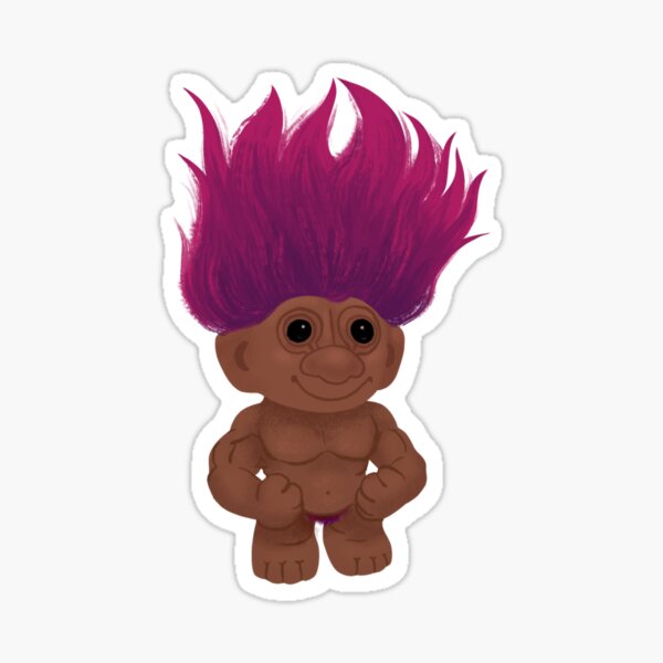 Troll Doll Stickers for Sale   Redbubble