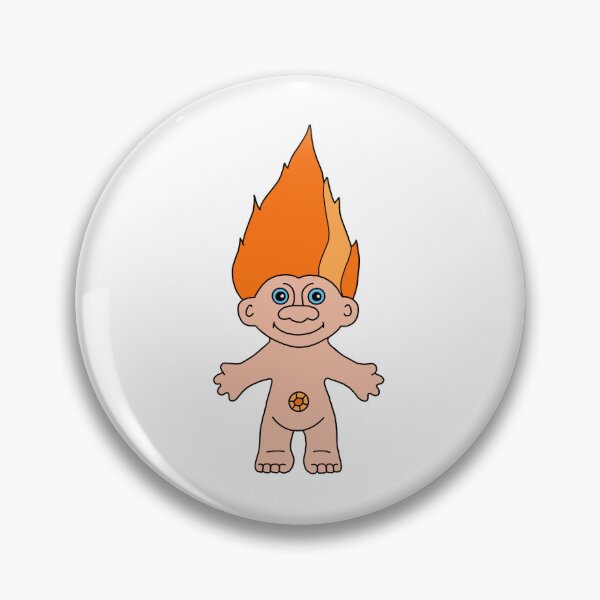 Item preview, Troll doll orange designed and sold by Keyr-aCallihan.