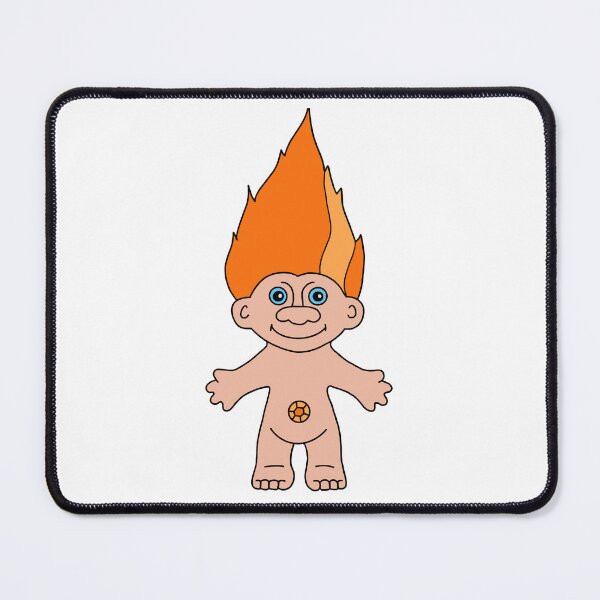 Item preview, Troll doll orange designed and sold by Keyr-aCallihan.