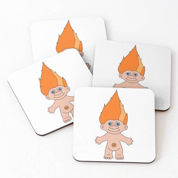 Item preview, Troll doll orange designed and sold by Keyr-aCallihan.