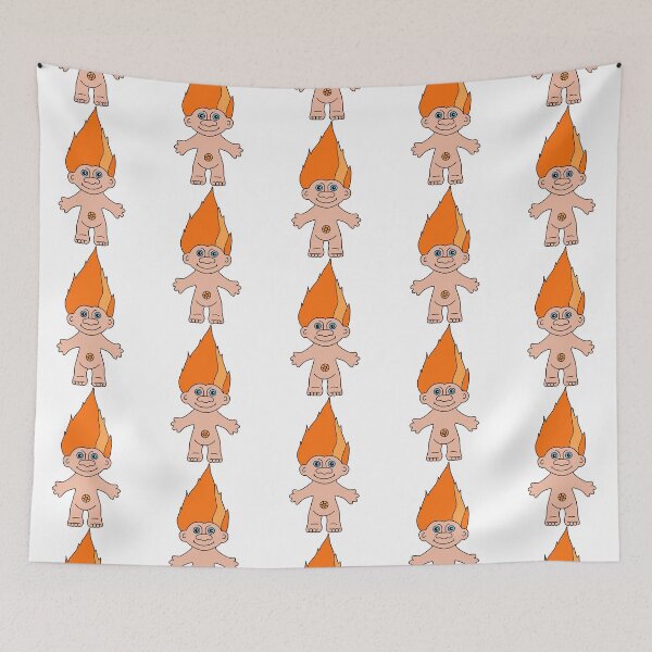 Item preview, Troll doll orange designed and sold by Keyr-aCallihan.