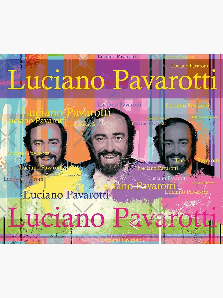 Luciano Pavarotti portrait Photographic Print by Mauswohn | Redbubble