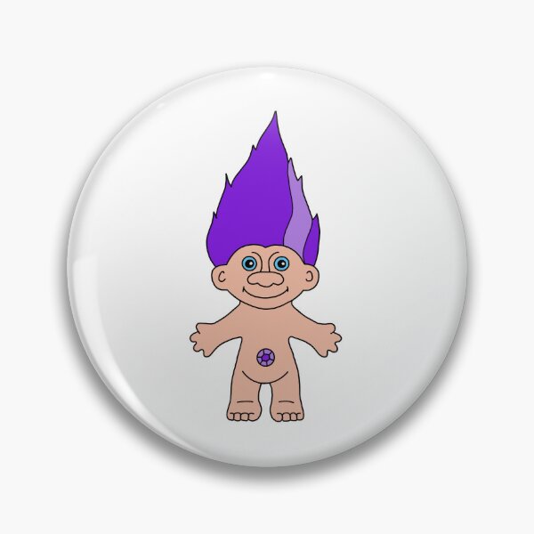 Item preview, Troll doll purple designed and sold by Keyr-aCallihan.