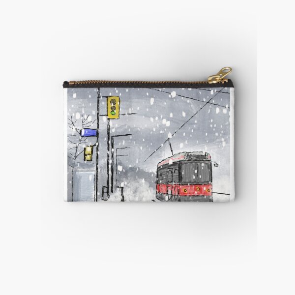 Item preview, Toronto TTC winter in watercolor designed and sold by Memelord2022.
