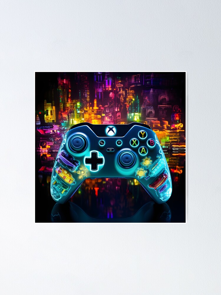 2022 Xbox Series X Controllers Framed Print Ad/Poster Colors Video Game  Wall Art