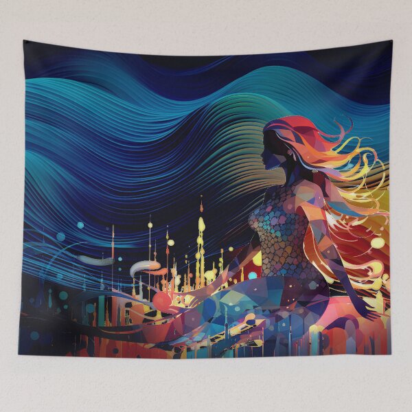 Item preview, Where Mermaids Revel and Waves Join the Rave! designed and sold by xaoslogic.