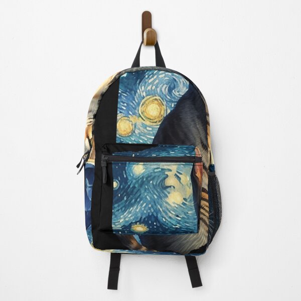 Item preview, Starry night Cat Vincent van Gogh Cat Painting designed and sold by BeverlyLegros.