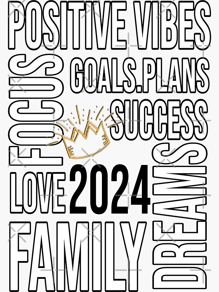 "2024 VISION BOARD MERCH / 2024 GOALS MERCH / MANIFESTATION AND