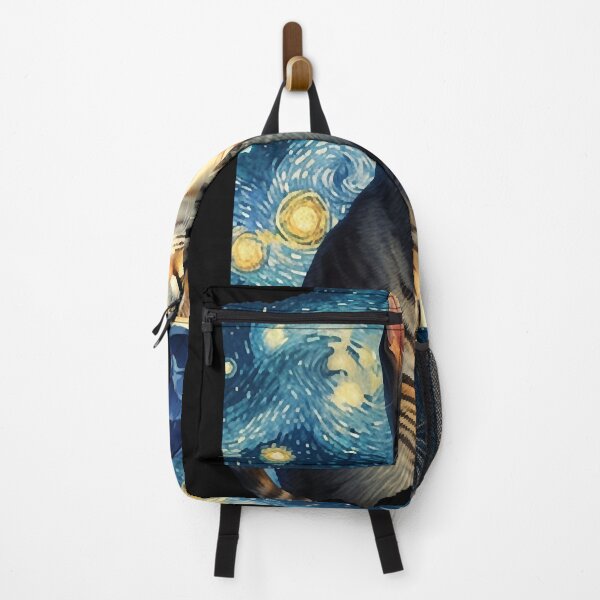 Item preview, Starry night Cat Vincent van Gogh Cat Painting designed and sold by BeverlyLegros.