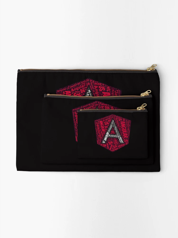 Thumbnail 2 of 4, Zipper Pouch, Angular JS JavaScript designed and sold by GeorgeJarv.