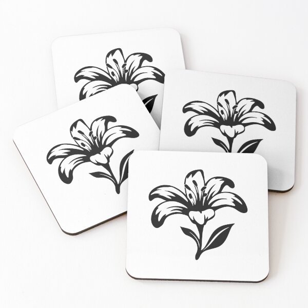 Item preview, Eternal Blooms: Capturing Azalea Flowers in Blackea Charms in Black and White designed and sold by Tomioka-Art.