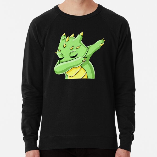 Dabbing dragon Lightweight Sweatshirt