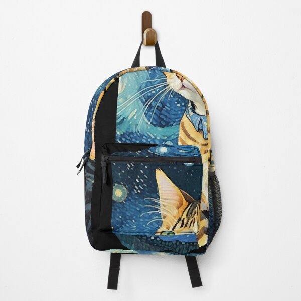 Item preview, Starry night Cat Vincent van Gogh Cat Painting designed and sold by BeverlyLegros.
