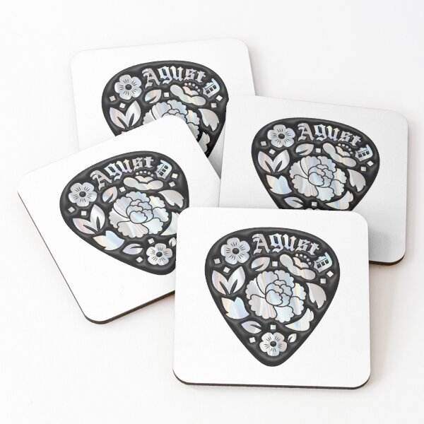 Item preview, Agust D Lotus Guitar Pick designed and sold by loonylunaART.