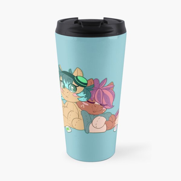 Glitch and Cozy Plushies Travel Mug