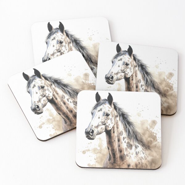 Item preview, Watercolor Leopard Appaloosa Horse designed and sold by Elisabeth Lucas.