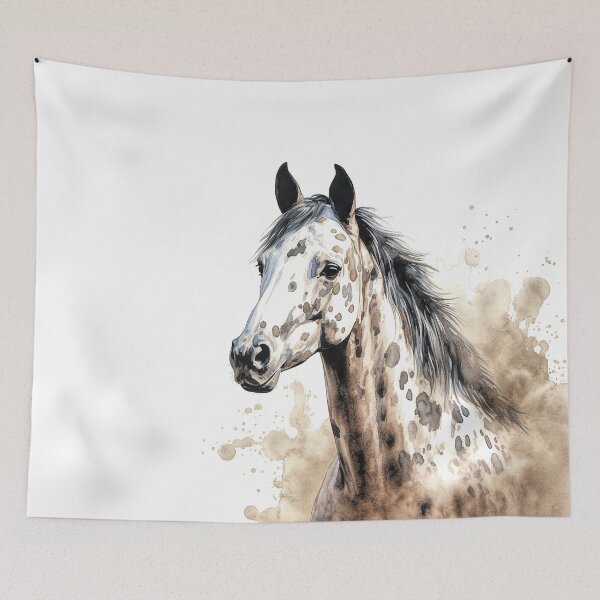 Item preview, Watercolor Leopard Appaloosa Horse designed and sold by Elisabeth Lucas.