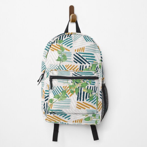 Item preview, Abstract Pattern Brushstrokes and Floral Leaves designed and sold by Paleo5135.