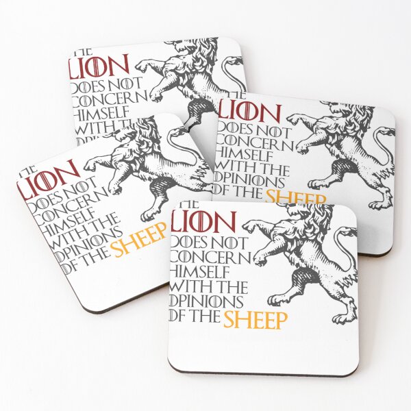 Item preview, The Lion does not concern himself with the opinions of the sheep Essential  designed and sold by lamarkieh.