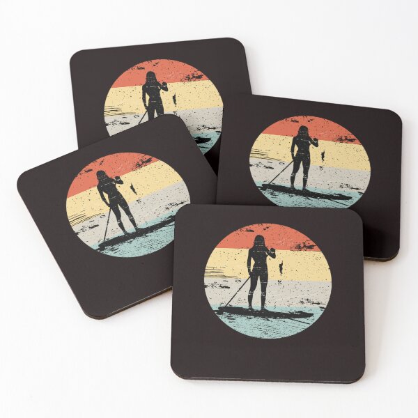 Item preview, Paddleboarding Vintage Retro Look Gift designed and sold by ALISOERICKSONS.