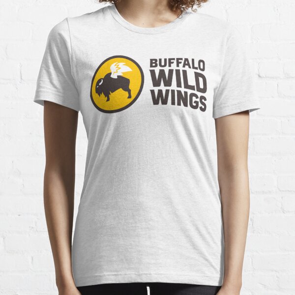 Buffalo Wild Wings Logo Grey T Shirt Size M