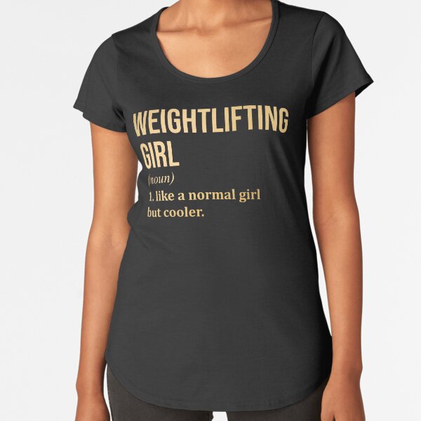 Item preview, Weightlifting Girl Definition in Gold designed and sold by XCIV.
