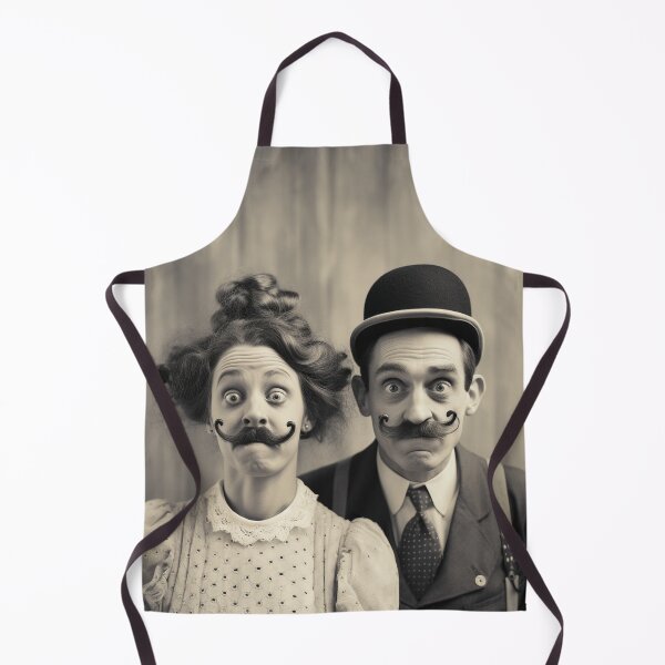 Item preview, Funny couple the '30, B&W, vintage designed and sold by silent-violin.