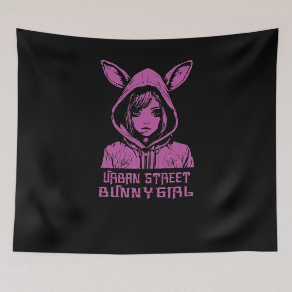 Item preview, Street Bunny Girl - Fuchsia designed and sold by Soulemotion.